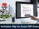 NPF Invitation Slip for Exam PDF Download